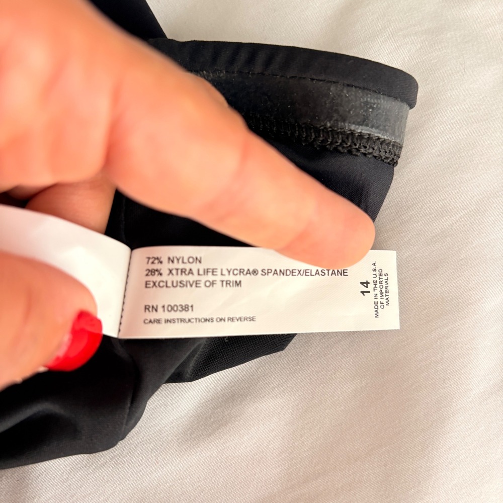 Karla Colletto Black Swim Top‎ Bow Strapless Swimsuit Cover Up - Picture 9 of 12